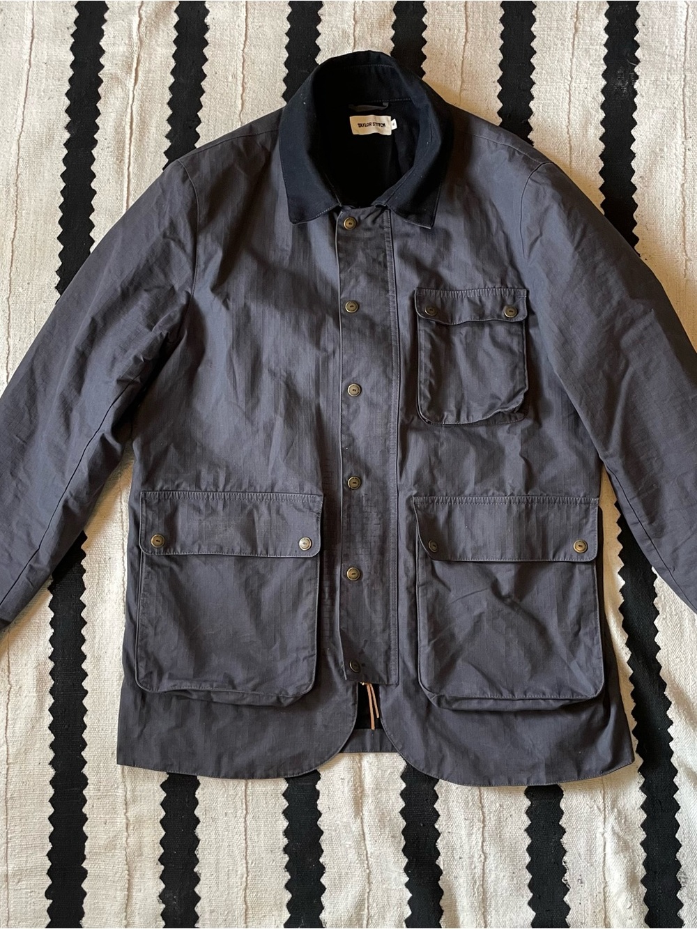 The Rover Jacket
in Ripstop Slate Dry Wax